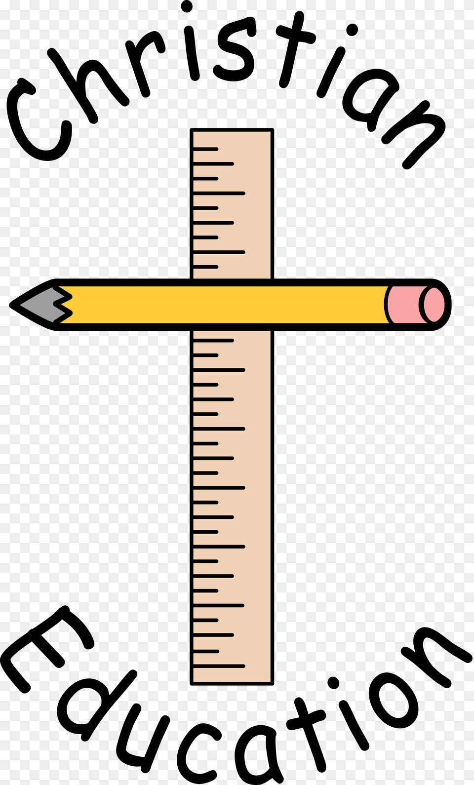 Education Clipart Church, Pencil, Symbol, Cross Png