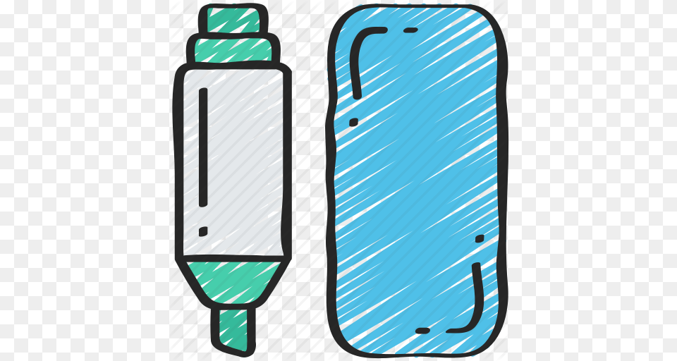 Education Equipment Eraser Essentials Pen Supplies, Bottle Free Transparent Png