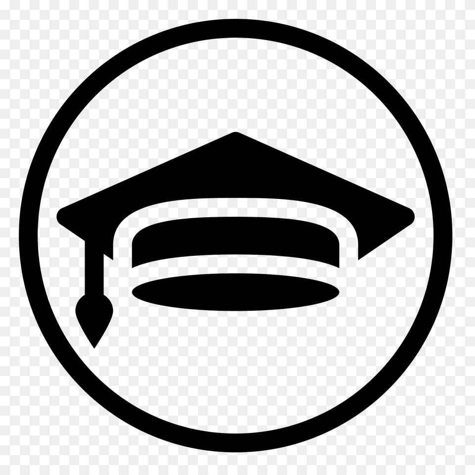 Education Filled Icon, Gray Free Png Download