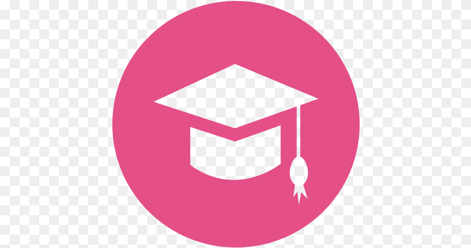 Education Icon Circle, Graduation, People, Person, Disk Png Image
