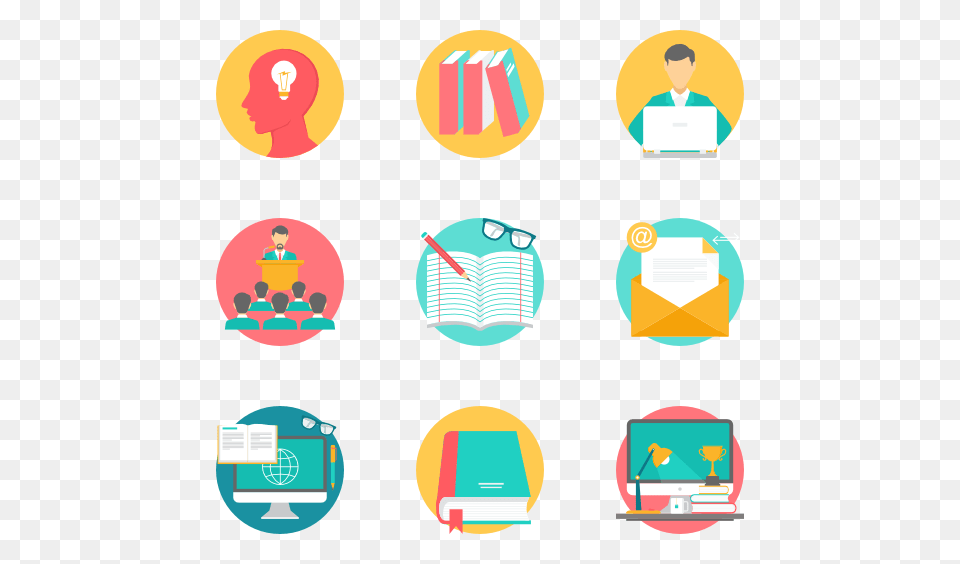Education Icon Packs, Adult, Male, Man, Person Free Png Download