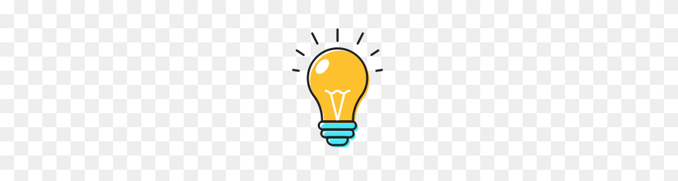 Education Icons, Light, Lightbulb Png