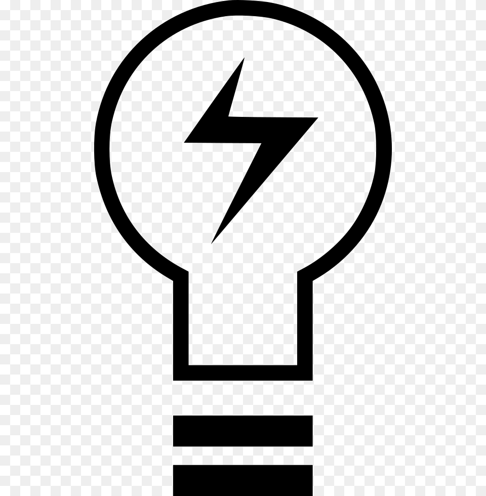 Education Light Bulb Emblem, Stencil Free Transparent Png