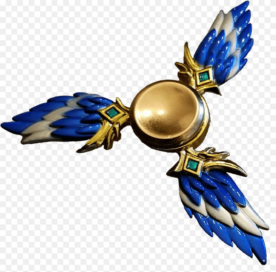 Educational Blue Phoenix Fidget Spinner Emblem, Accessories, Jewelry, Gemstone, Animal Free Transparent Png