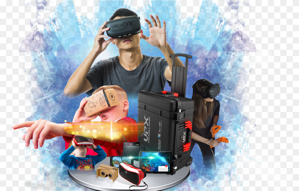 Edutainment Stem Amp Hots In Aduro Vr 1000 Virtual Reality Glasses, Photography, Vr Headset, Baby, Person Free Png Download