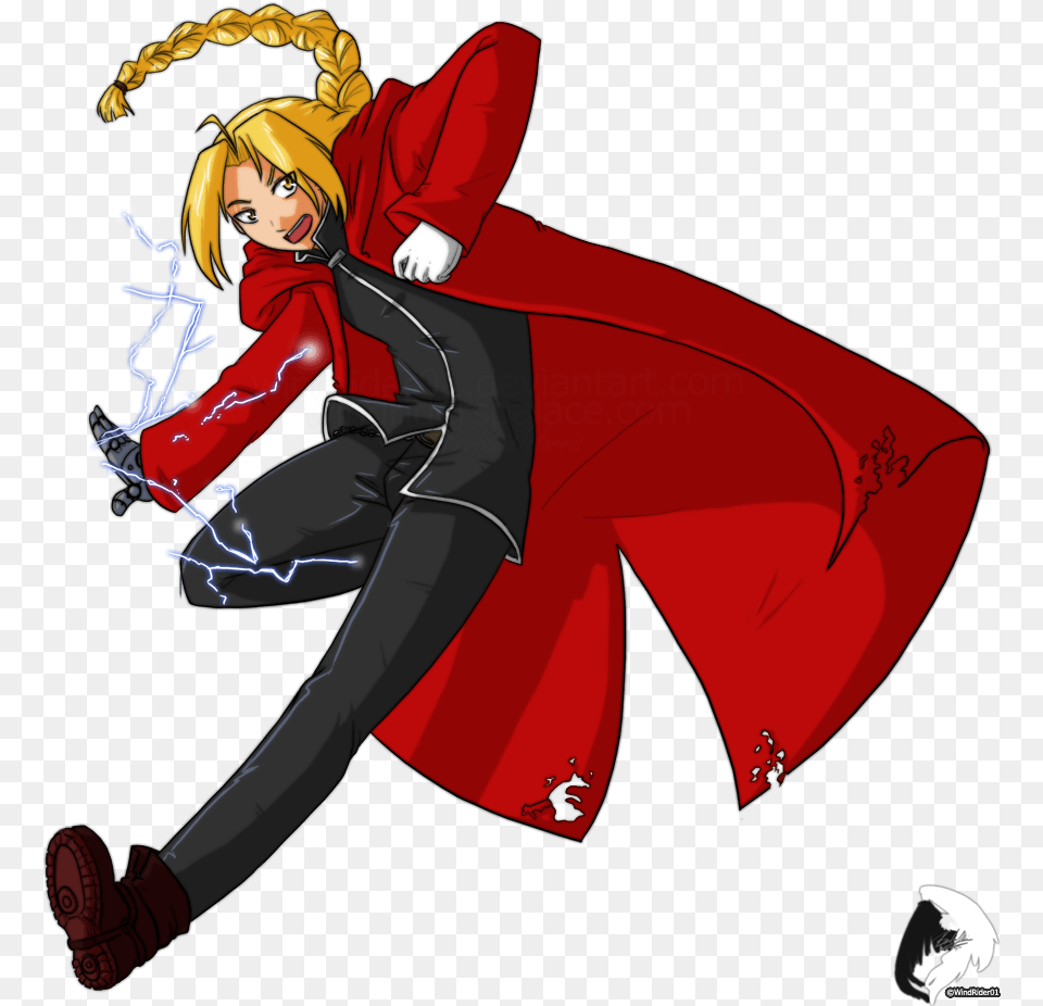 Edward Elric By Windrider01 D4dcgdq Edward Elric Clipart, Comics, Publication, Book, Person Png