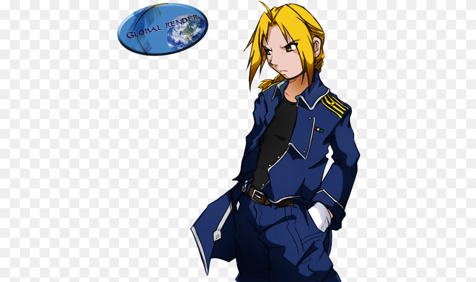 Edward Elric Cute Photo Ed In Military Uniform, Book, Comics, Publication, Adult Free Png Download