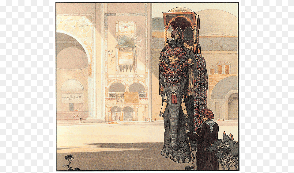Edward Julius Detmold Arabian Nights, Adult, Art, Female, Painting Free Transparent Png
