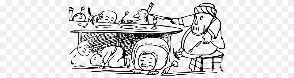 Edward Lear Drawing Dinner Got Out Of Hand, Art, People, Person, Face Free Transparent Png