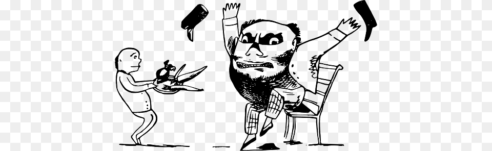 Edward Lear Drawing Gigantic Man Getting Angry, Person, Baby, Art, Face Free Png Download