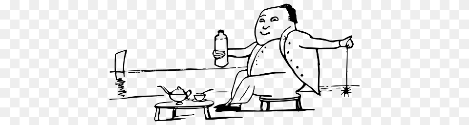 Edward Lear Drawing Man Drinking Tea By The Sea Side, Baby, Person, Art, Face Free Transparent Png