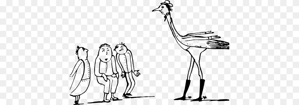 Edward Lear Drawing Ostrich Man, Person, Face, Head, Art Png