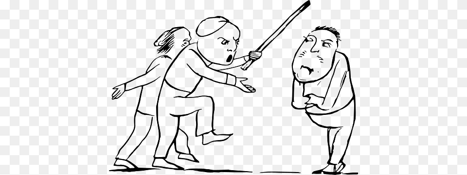 Edward Lear Drawing Two Men Against One, People, Person, Baby, Face Free Transparent Png
