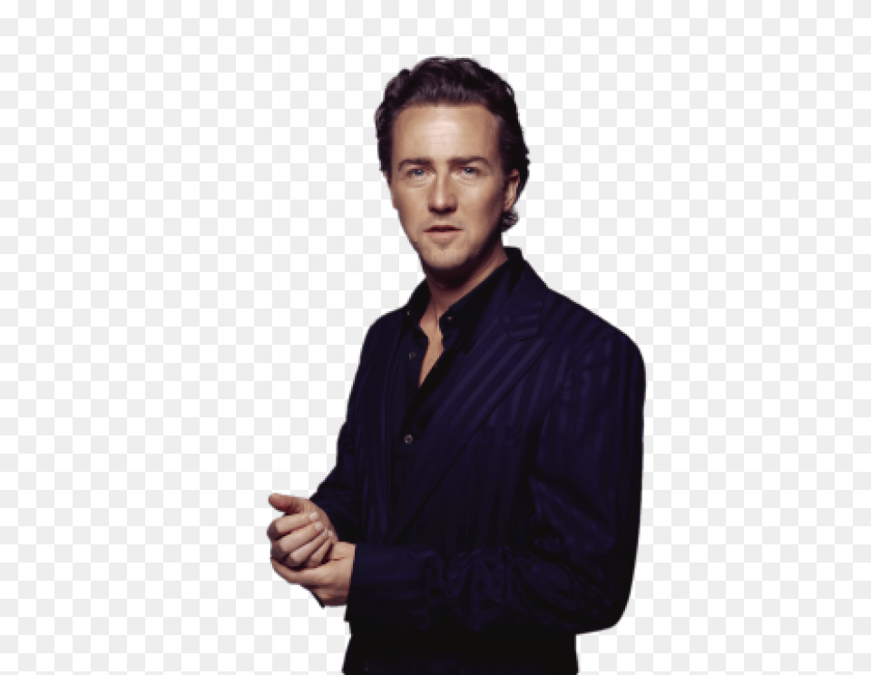 Edward Norton, Person, Long Sleeve, Photography, Head Free Png Download