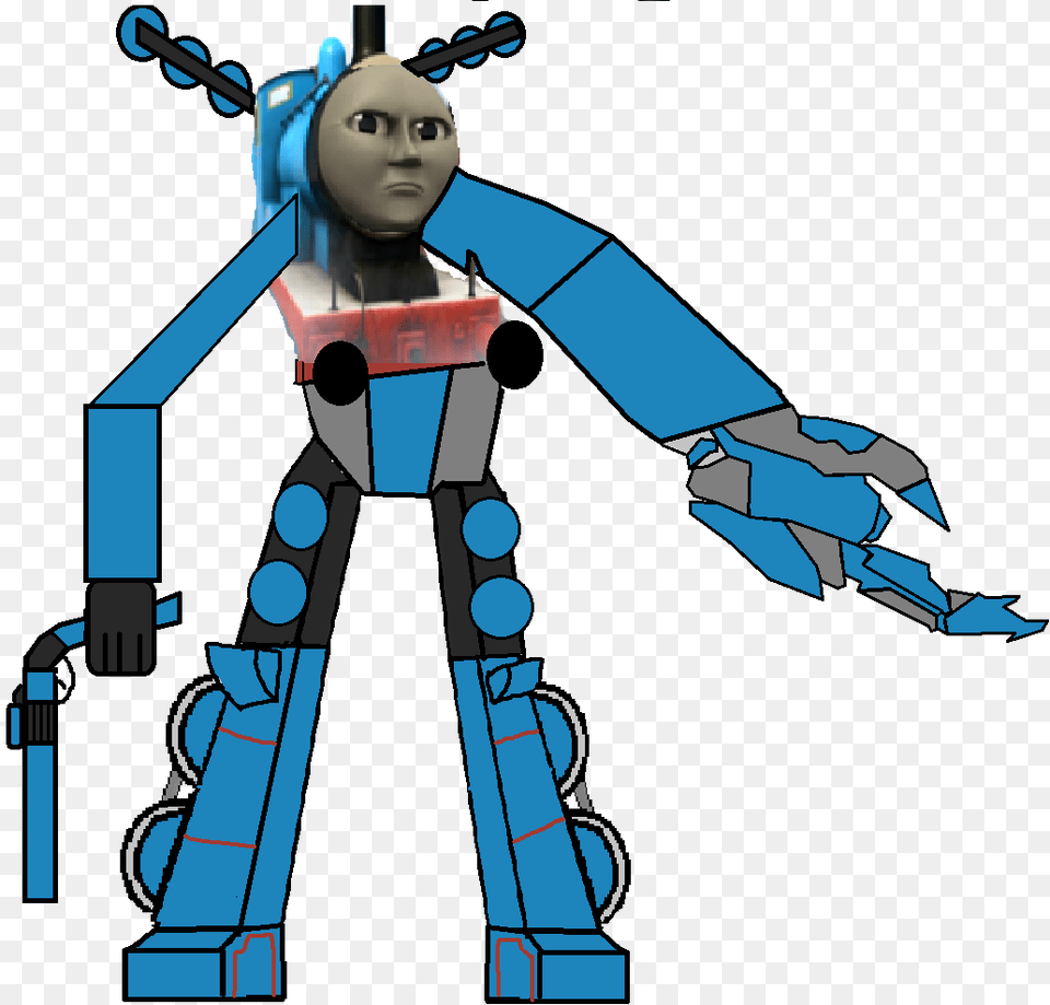 Edward Trainsformer Ii Trainsformers Thomas, Robot, Face, Head, Person Png