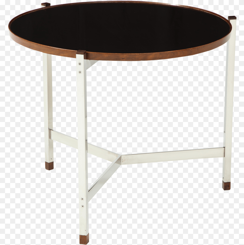 Edward Wormley Occasional Table In Chrome And Micarta Edward Wormley, Coffee Table, Dining Table, Furniture, Desk Free Png Download