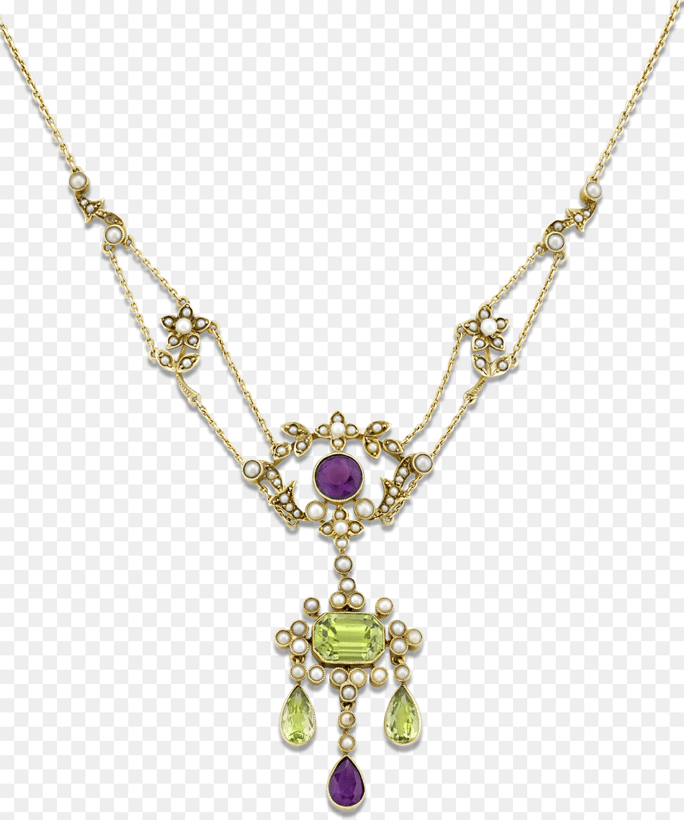 Edwardian Suffragette Lavaliere Necklace Necklace, Accessories, Jewelry, Pendant, Gemstone Png