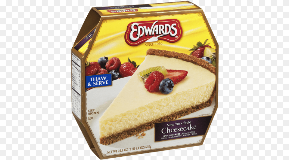 Edwards New York Style Cheesecake 224 Oz, Dessert, Food, Birthday Cake, Cake Free Png Download