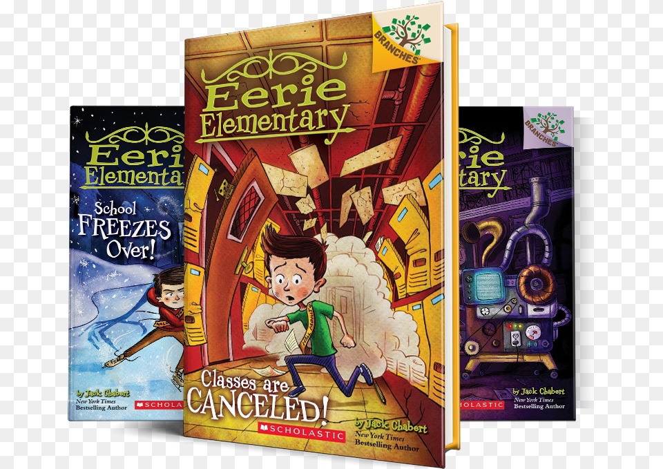 Ee Book Spread 3 Eerie Elementary Classes Are Cancelled, Publication, Advertisement, Poster, Adult Free Transparent Png