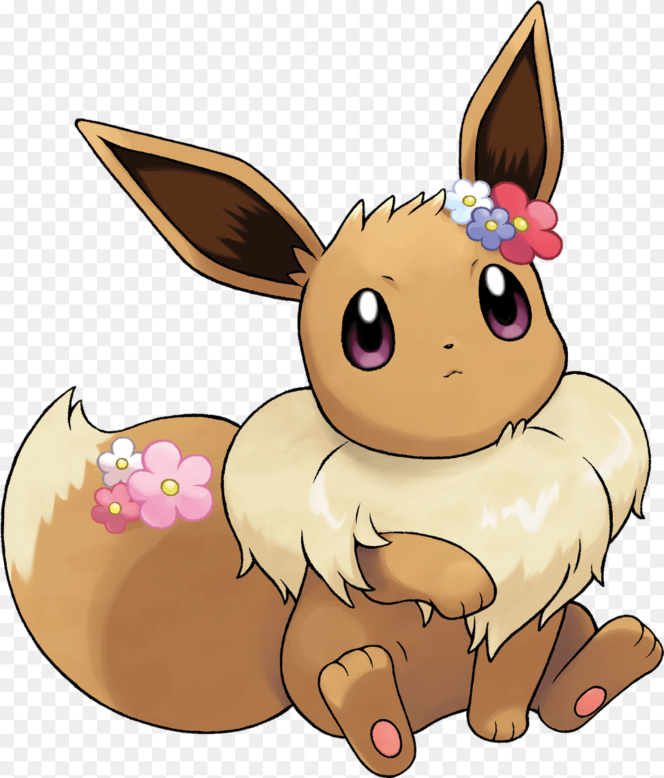 Eevee, Animal, Mammal, Rabbit, Face Free Transparent Png