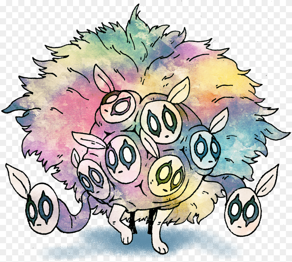 Eevee Evolution Fusion, Art, Graphics, Face, Head Png