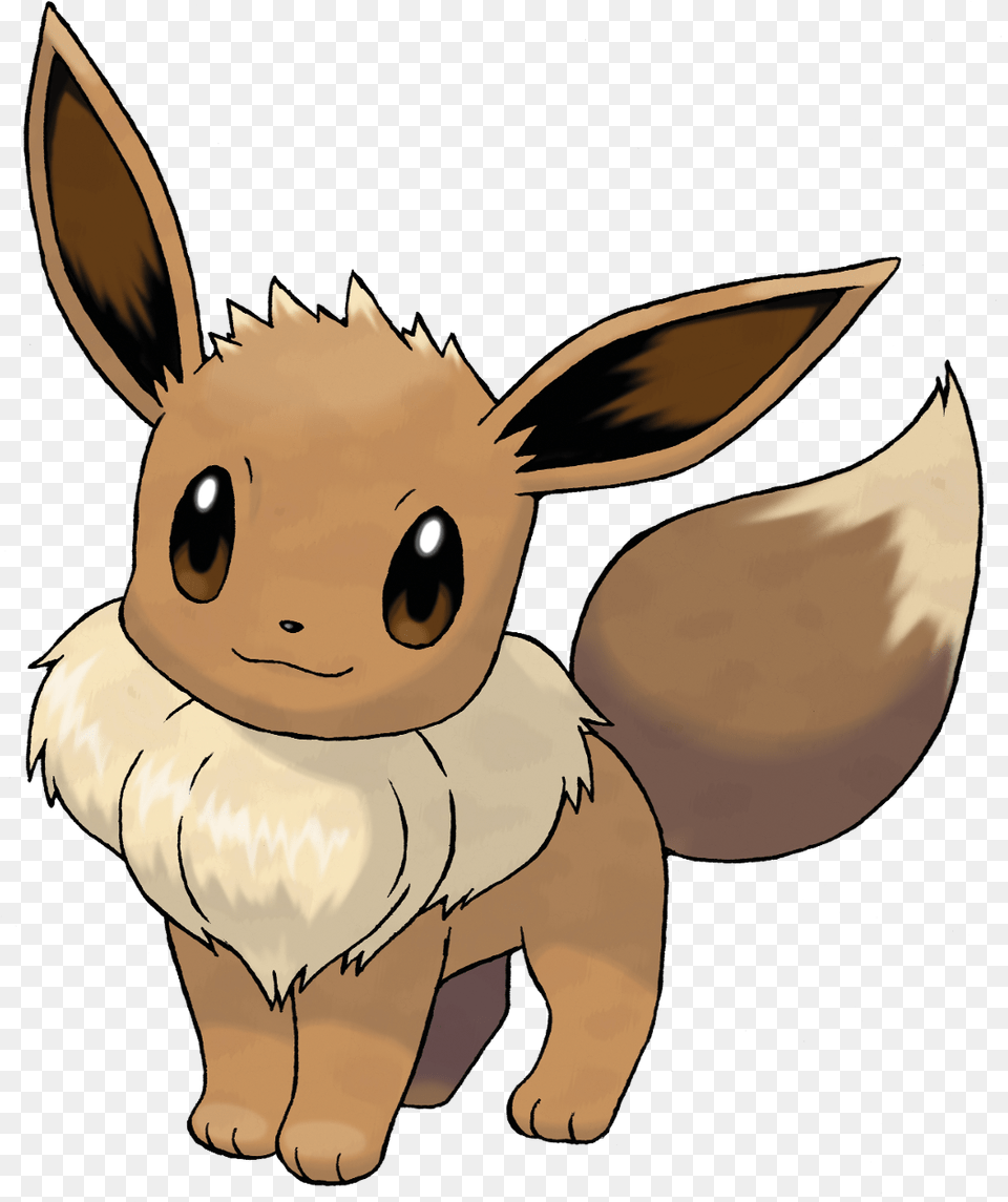 Eevee Leafeon Pokemon Eevee, Animal, Mammal, Rabbit, Baby Png