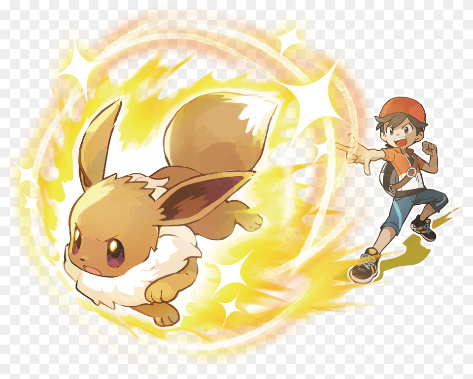 Eevee Lets Go Pokemon And Pokemon Pikachu Vs Eevee, Baby, Person, Head, Face Free Transparent Png