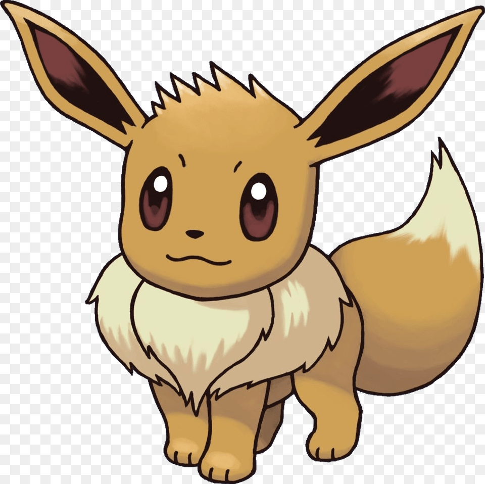 Eevee Pokemon, Face, Head, Person, Animal Free Png Download
