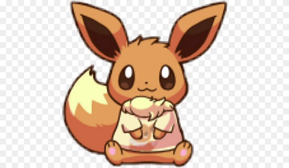 Eevee Pokemon Kawaii, Animal, Mammal, Face, Head Free Png