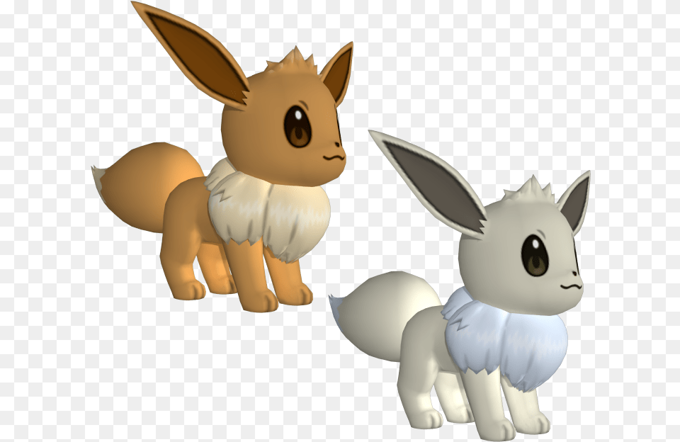 Eevee Pokemon Modelo 3d Eevee, Animal, Mammal, Rabbit, Plush Png