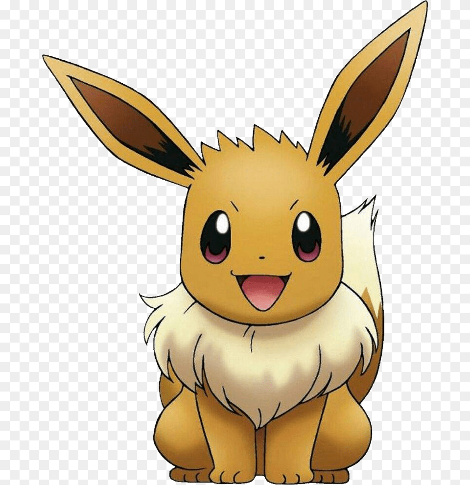 Eevee Pokemon Transparent Background, Face, Head, Person, Animal Free Png Download