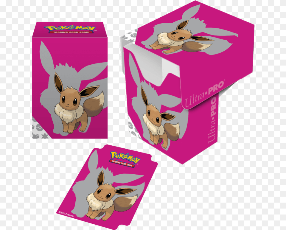 Eevee Ultra Pro Deck Box, Cardboard, Carton, Animal, Mammal Png