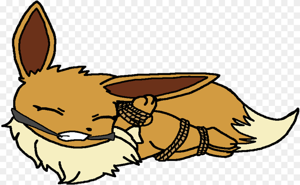 Eevee Vector By Soupcanz Pokemon Eevee Tied Up, Baby, Person, Face, Head Free Png
