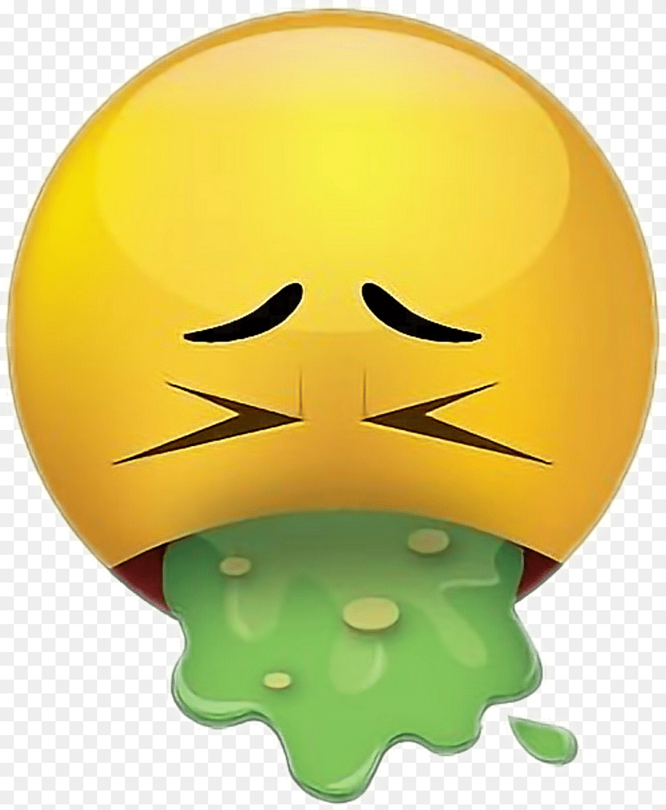 Eeww Emoji Sick Guacala Dontlikeit Vomit Emoticon Gif, Balloon Png