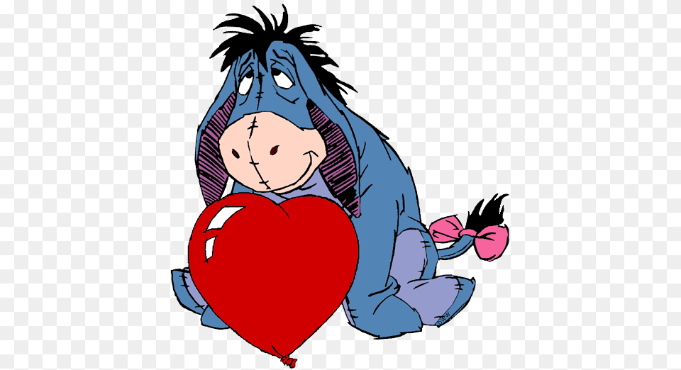 Eeyore Background Eeyore Heart, Baby, Book, Person, Publication Png Image