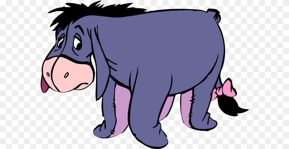 Eeyore Clipart Sad Eeyore, Animal, Mammal, Baby, Person Free Transparent Png