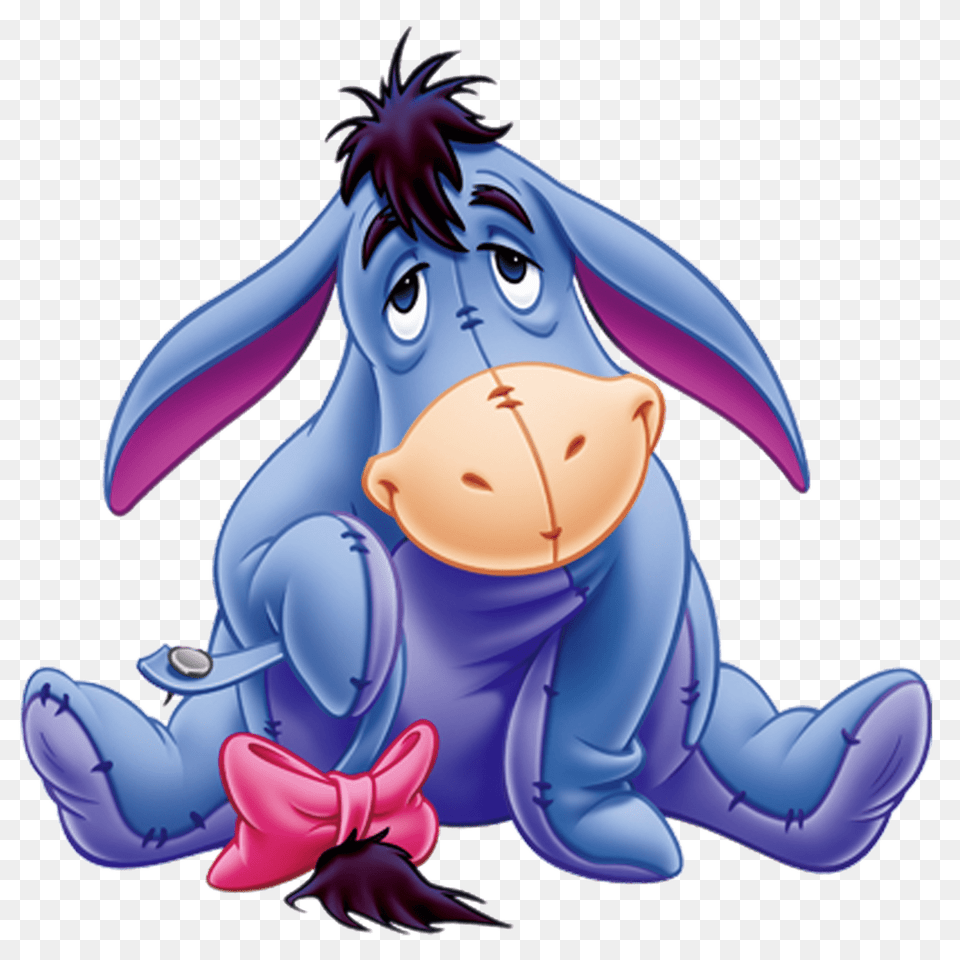 Eeyore Holding Tail, Book, Comics, Publication, Baby Free Png Download