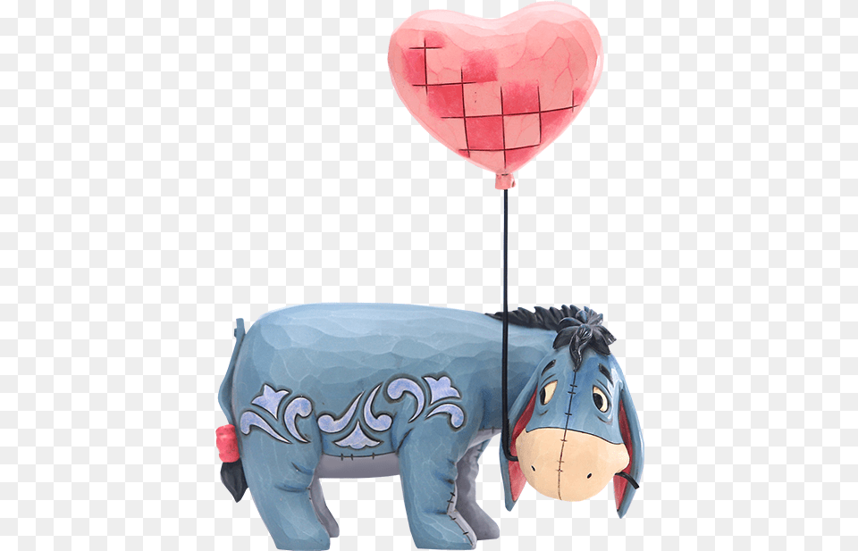 Eeyore With A Heart Balloon Figurine Figurine By Jim Shore Eeyore Png
