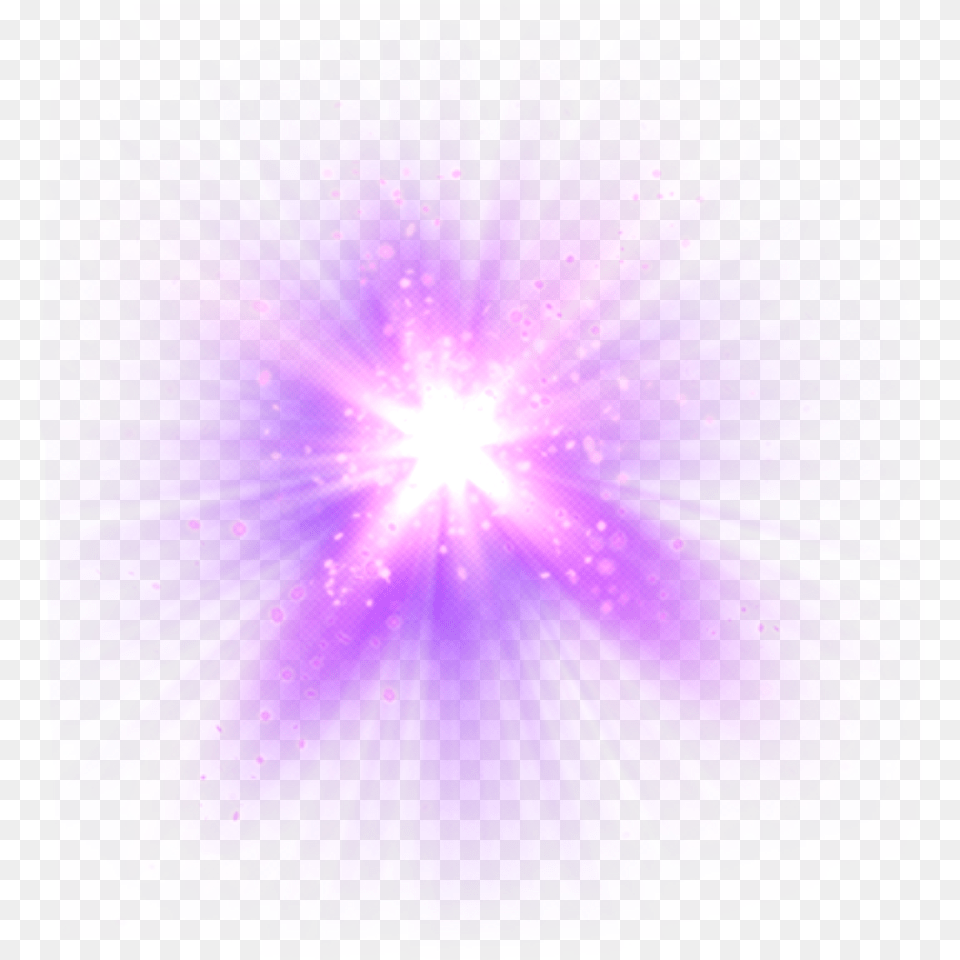 Efectos Destellos Destellos, Flare, Light, Purple, Flower Png Image