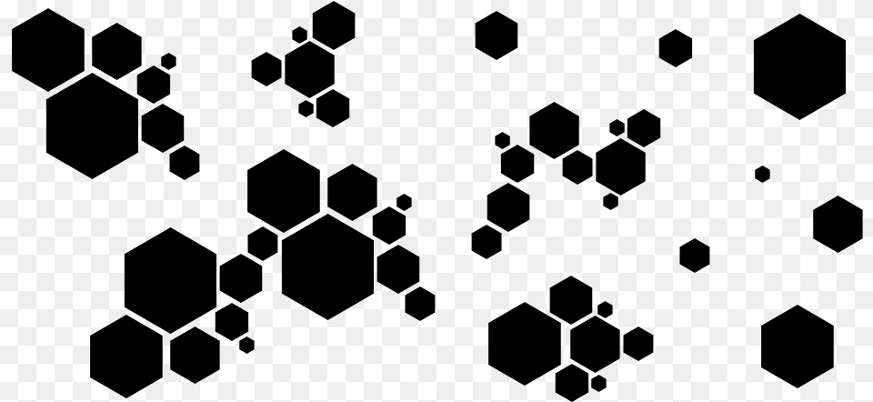 Efectos Para Blends Hexagon Geometric Pattern, Gray Png