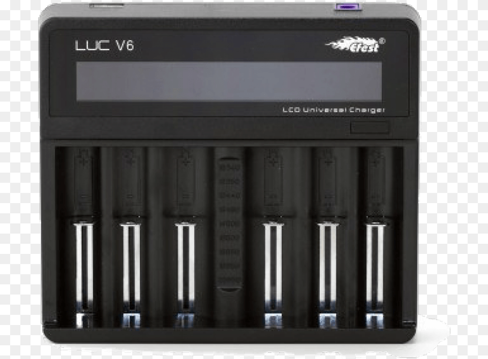 Efest Luc V6 Vape Battery Charger Efest Luc V6 Charger, Appliance, Device, Electrical Device, Microwave Png