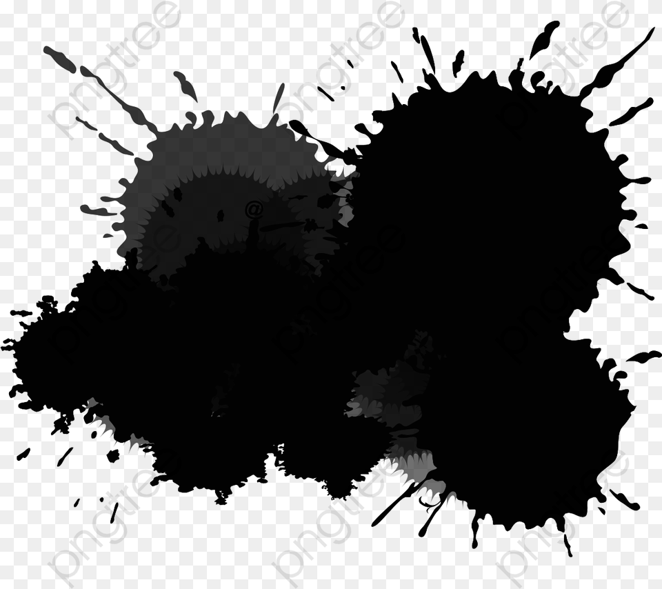 Effect Clipart Image And Splash Effect Black, Gray Png