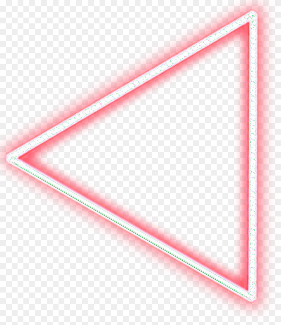 Effect For Editing Neon Triangle For Picsart, Sign, Symbol, Blackboard Free Transparent Png