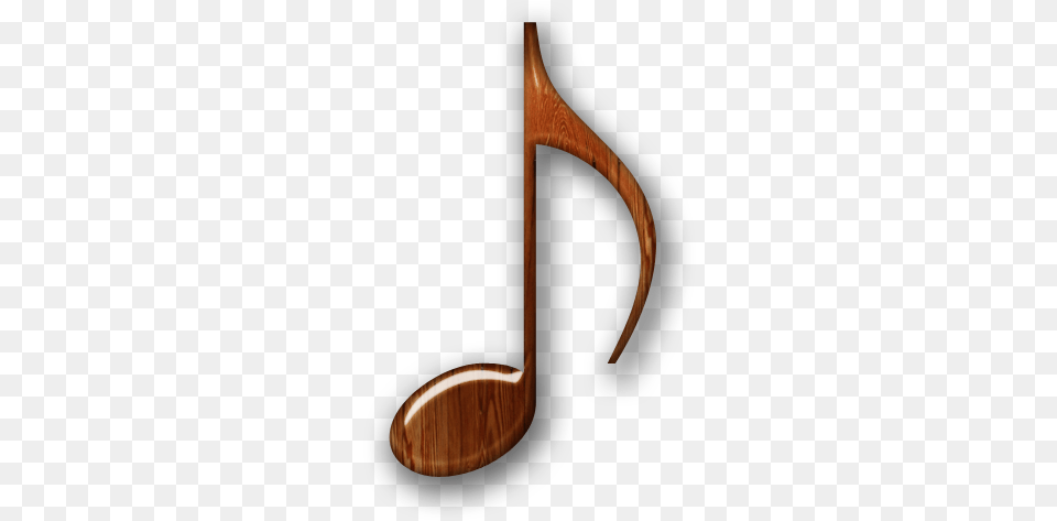 Efficacy Artiste Management Wooden Music Note, Furniture, Cutlery, Wood, Antler Free Png Download
