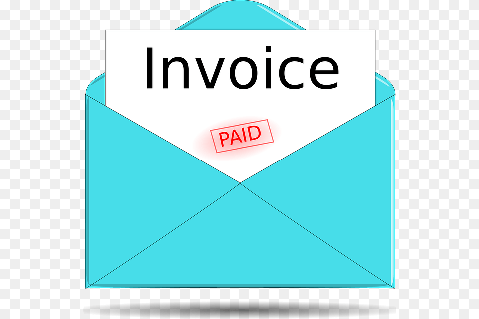 Efficient Invoicing Is The Key To Getting Paid On Time Dorm Room Biz, Envelope, Mail Png