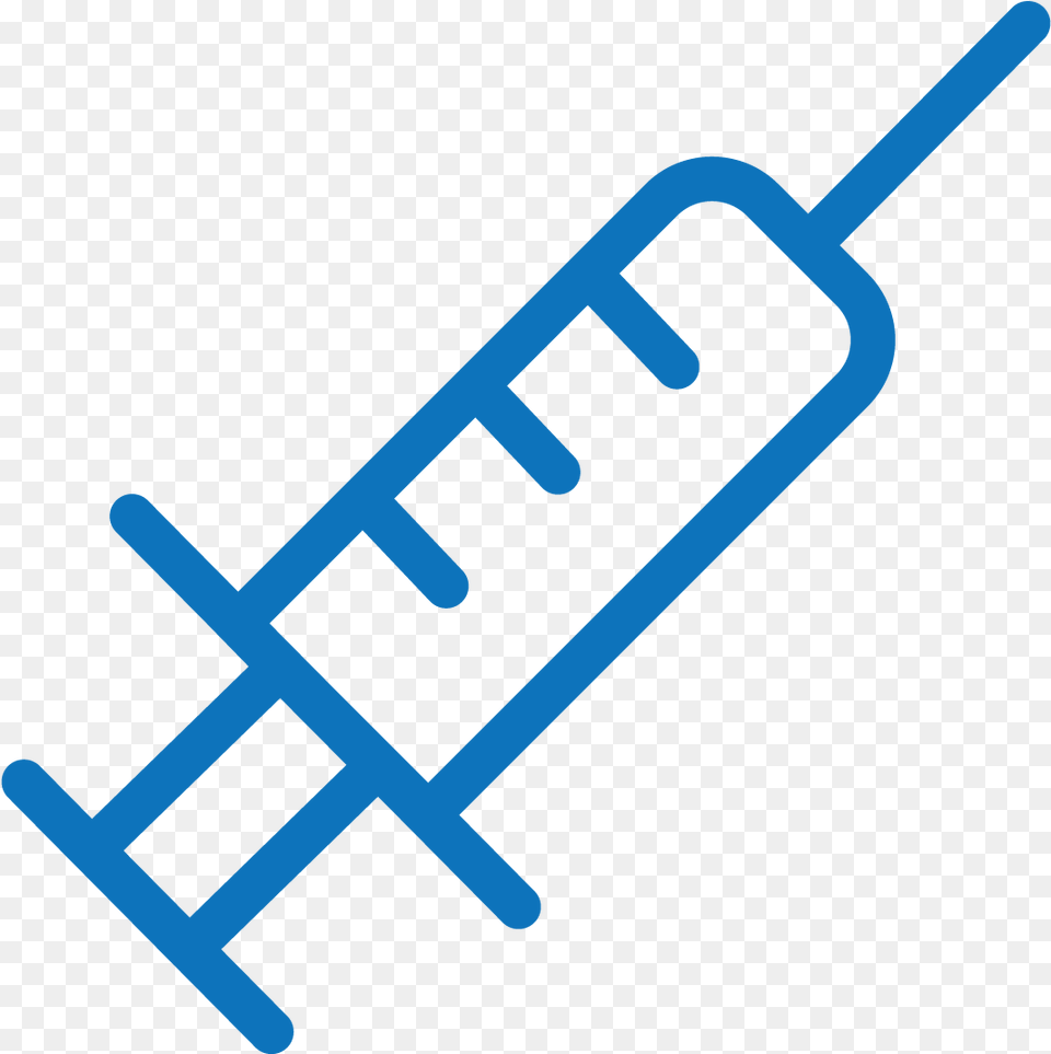 Efficient Medication Labeling Printing System For Pharmacy Syringe Clipart Blue Free Png