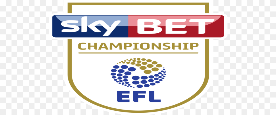 Efl Championship Logo Per Sources Sky Bet Championship Logo, Text, Badge, Symbol, Disk Png Image