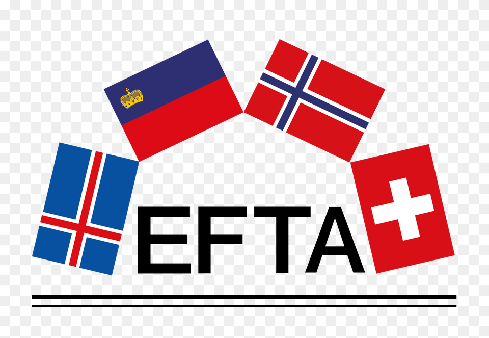 Efta Logo No Outline With Lines, Flag Free Transparent Png