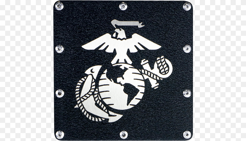 Ega Hitch Cover Marine Corps Logo Black, Emblem, Symbol, People, Person Png