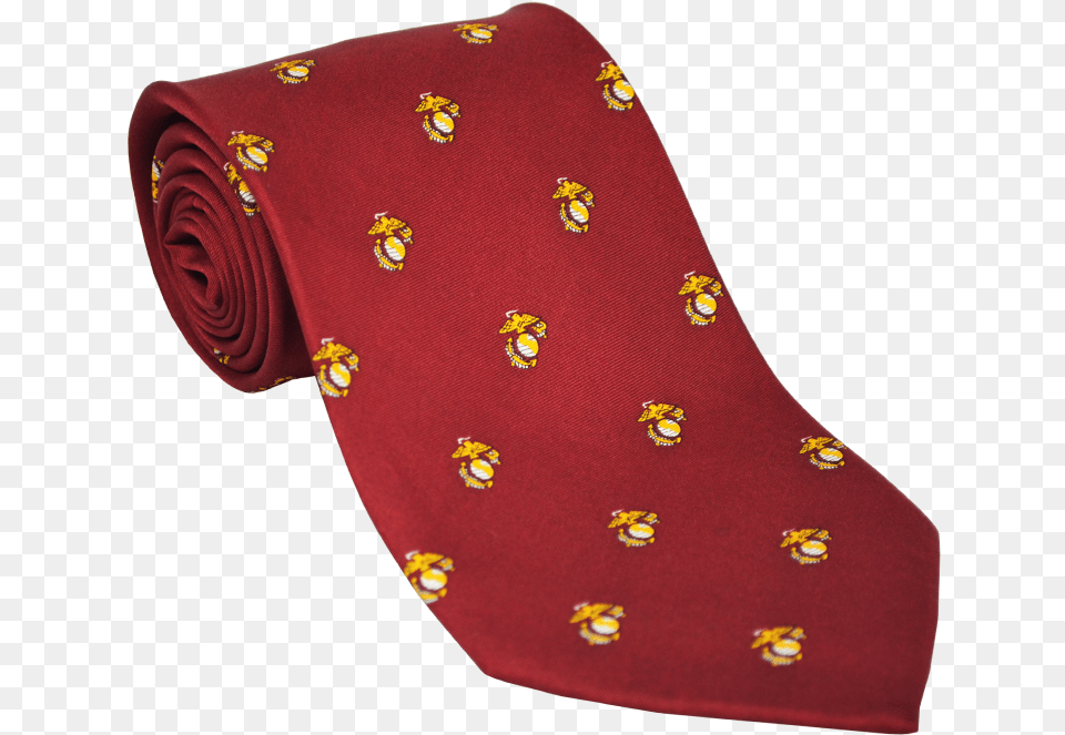 Ega Pattern Silk Tie Red And Gold Tie, Accessories, Formal Wear, Necktie, Clothing Png Image